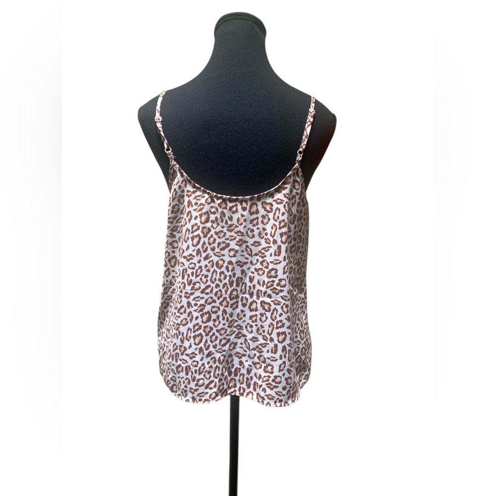 Nine West Animal Print Camisole Top GUC M - Picture 2 of 5